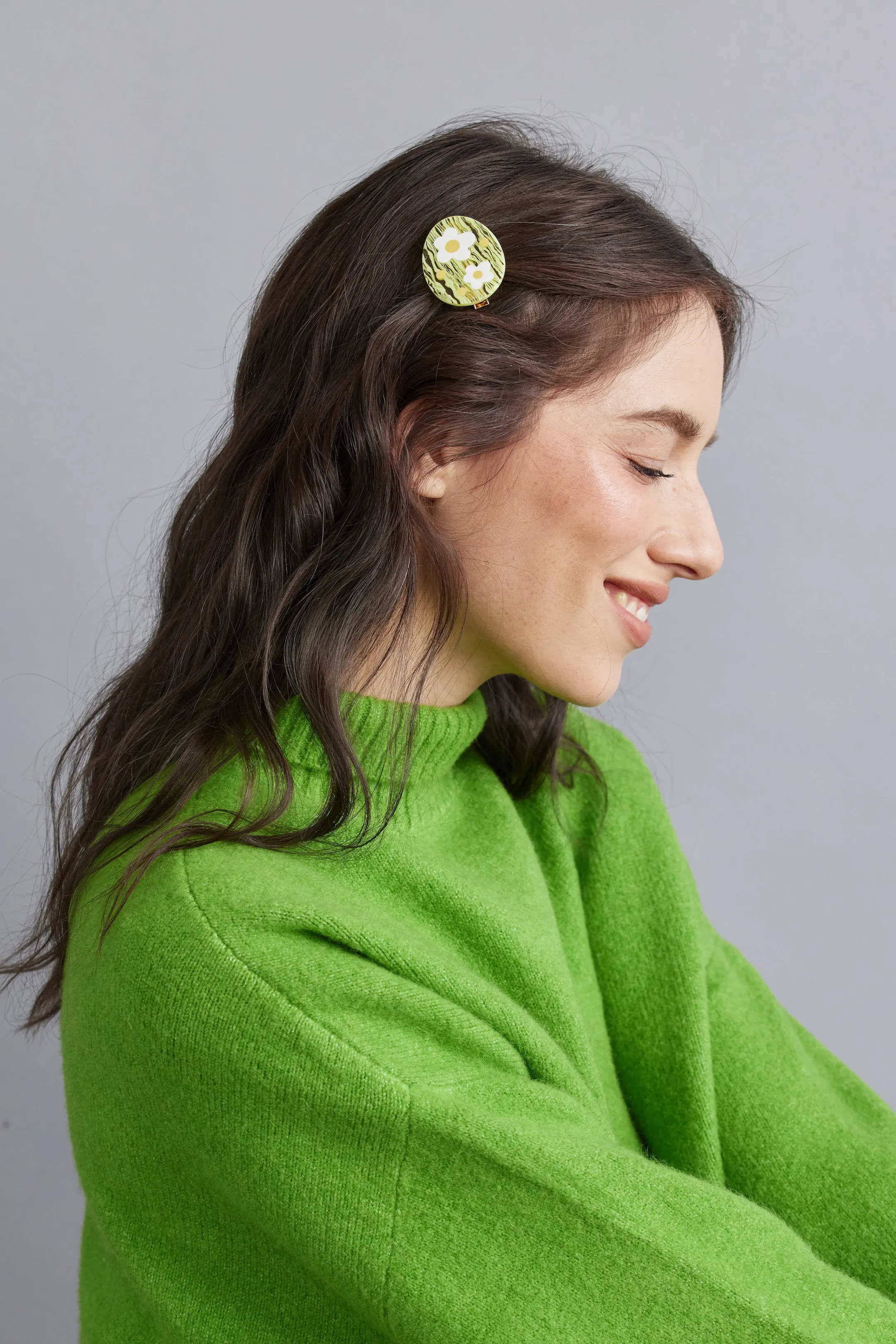 Eco Happy Oval Hair Pin