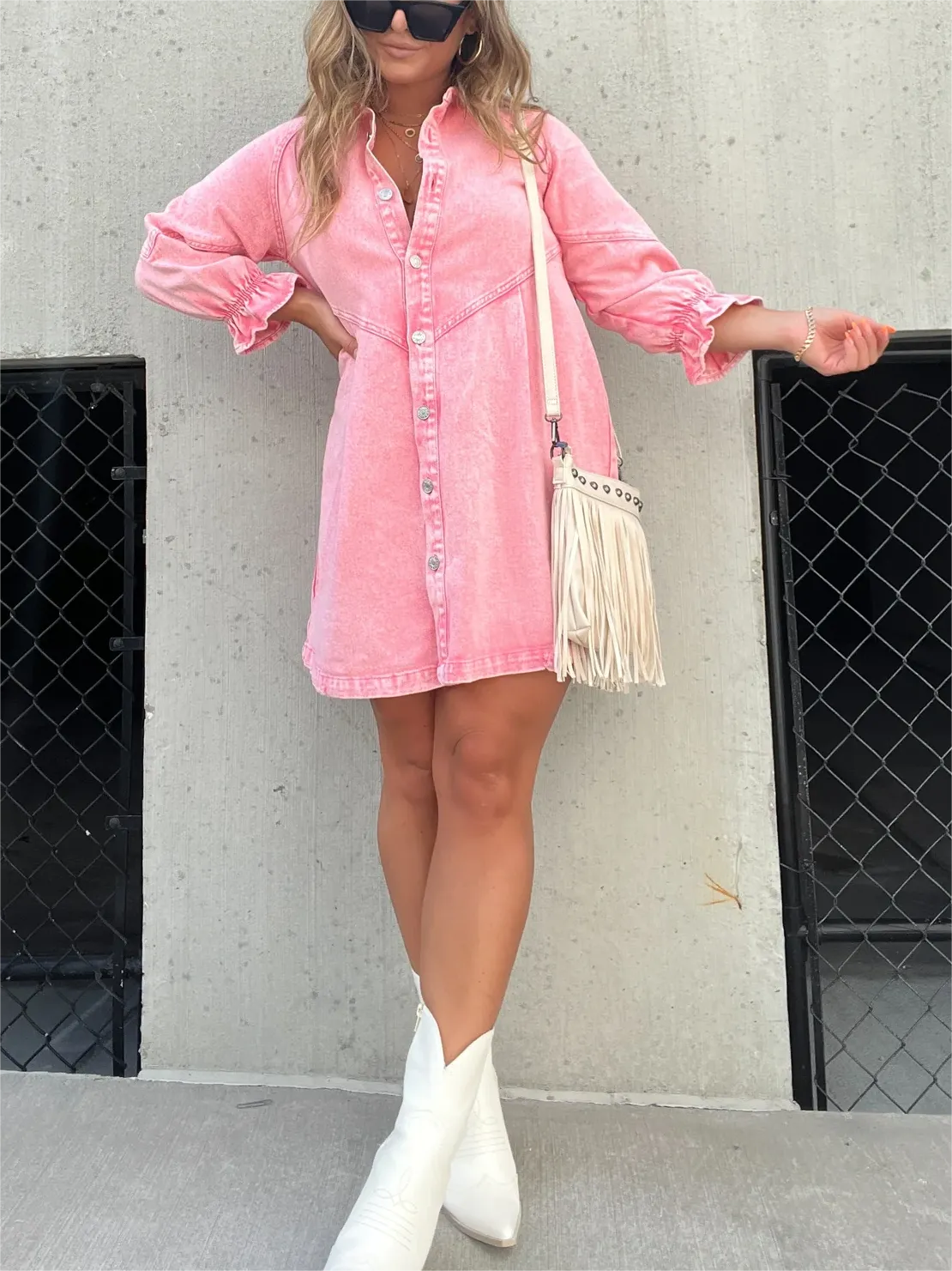 Eliana - Casual Denim Dress