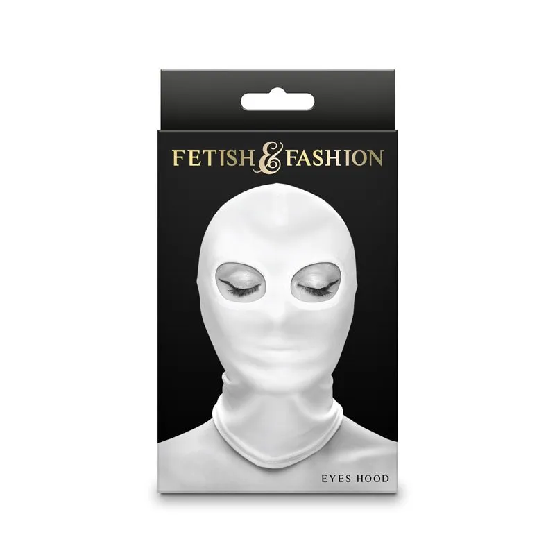 Fetish & Fashion- Eyes Hood - White