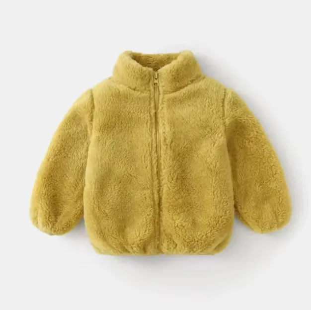 Fleece kids personalised zip up jacket