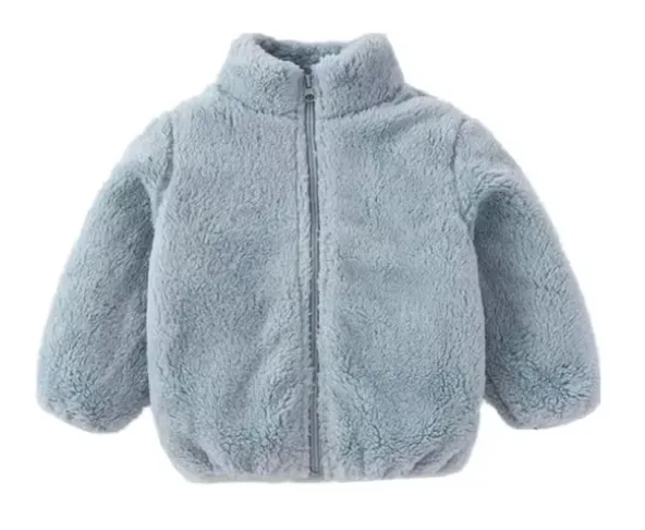 Fleece kids personalised zip up jacket