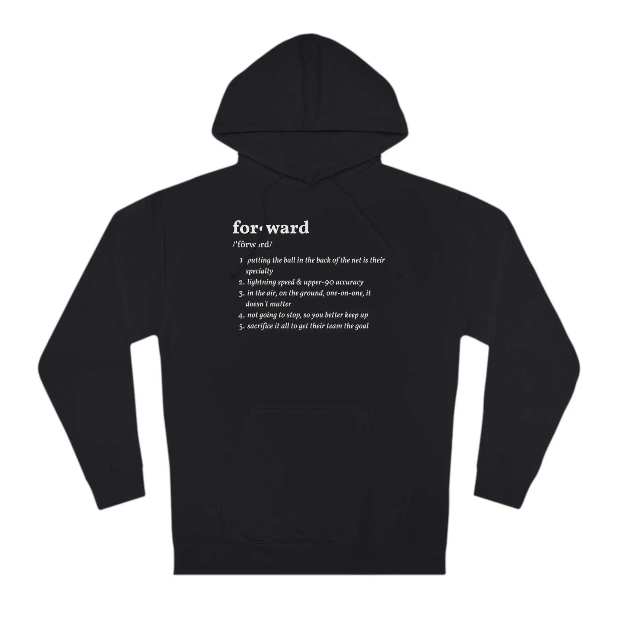 Forward Definition Adult Hooded Sweatshirt