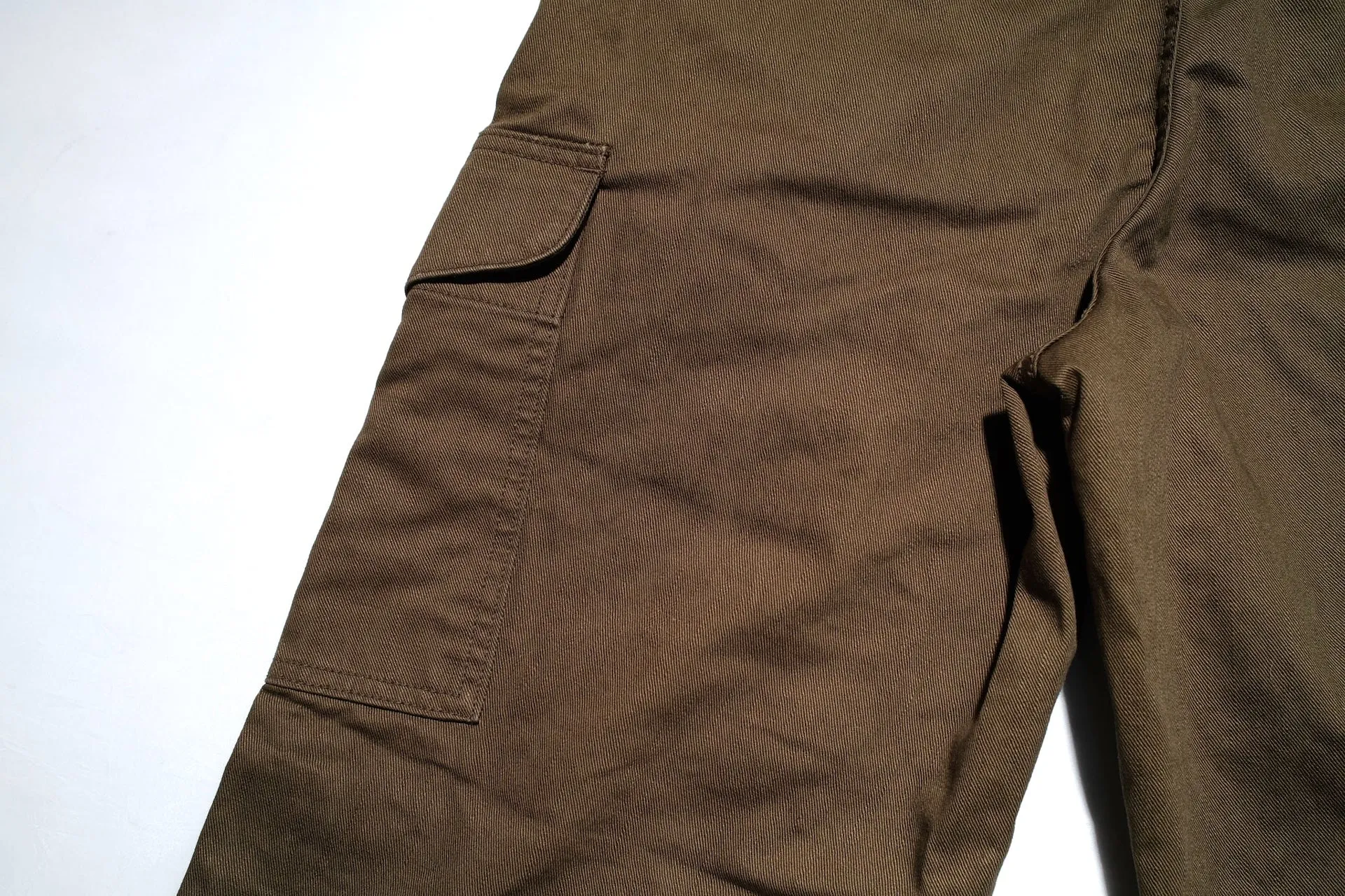 Freewheelers Heavyweight Cotton Drill "Aviators' Trousers" (Dark Olive)