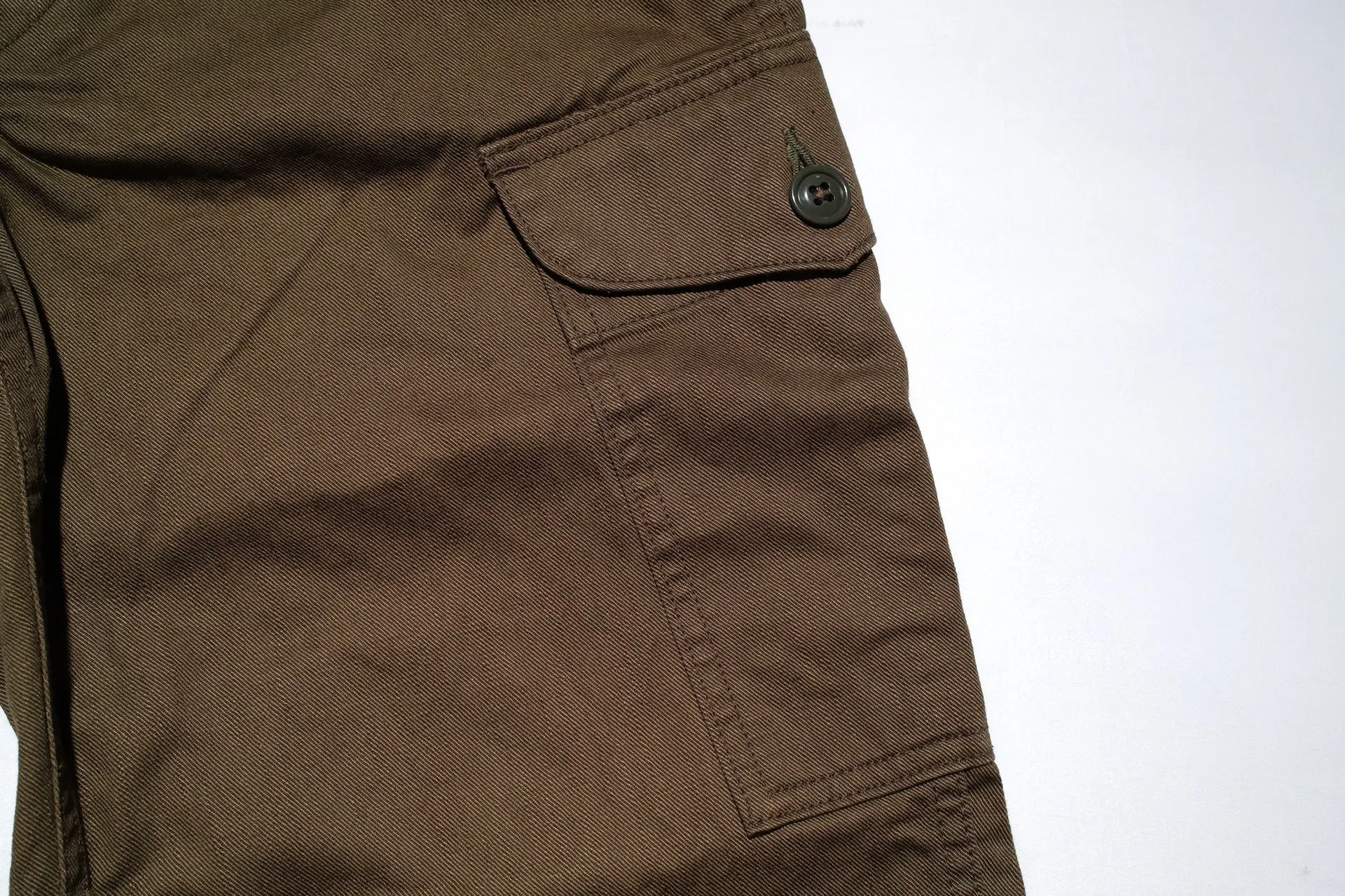 Freewheelers Heavyweight Cotton Drill "Aviators' Trousers" (Dark Olive)