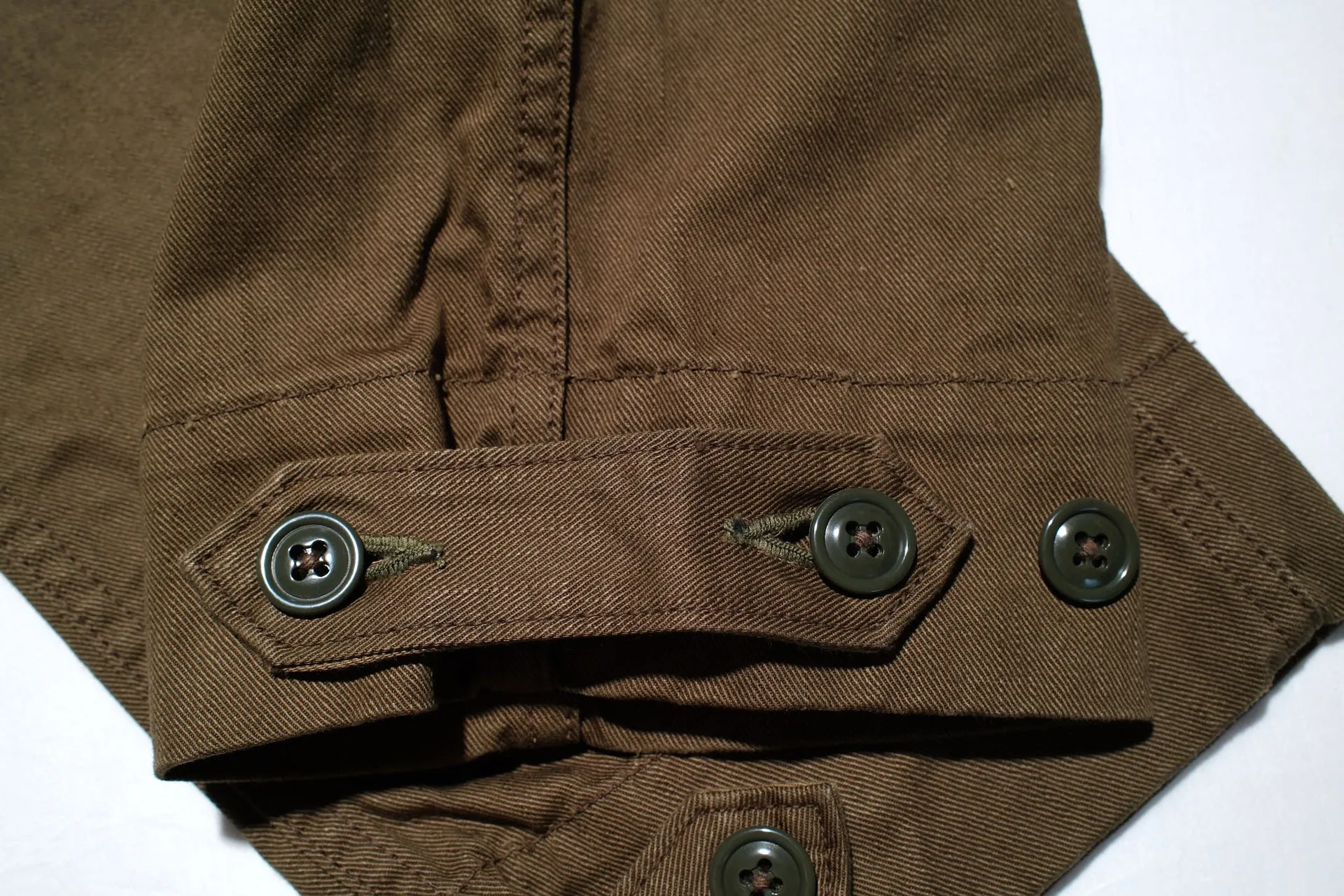 Freewheelers Heavyweight Cotton Drill "Aviators' Trousers" (Dark Olive)