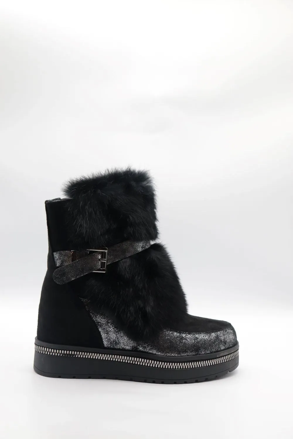 Fur Flat Boot