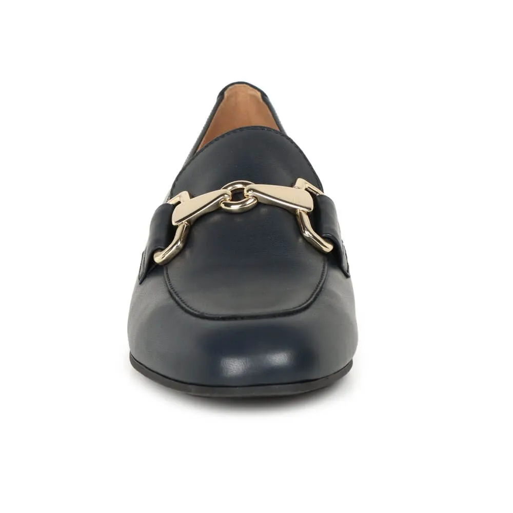 Gabor Jangle Leather Loafer 65.211-NAVY