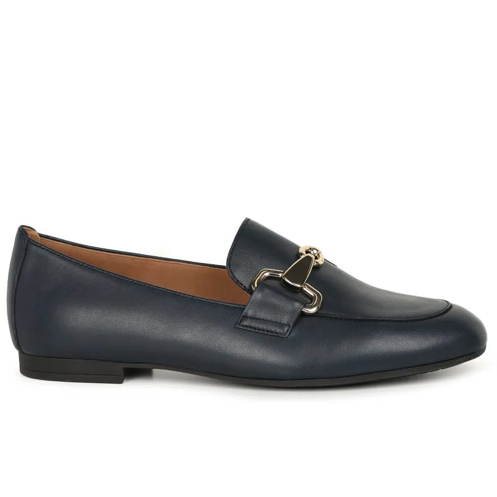 Gabor Jangle Leather Loafer 65.211-NAVY