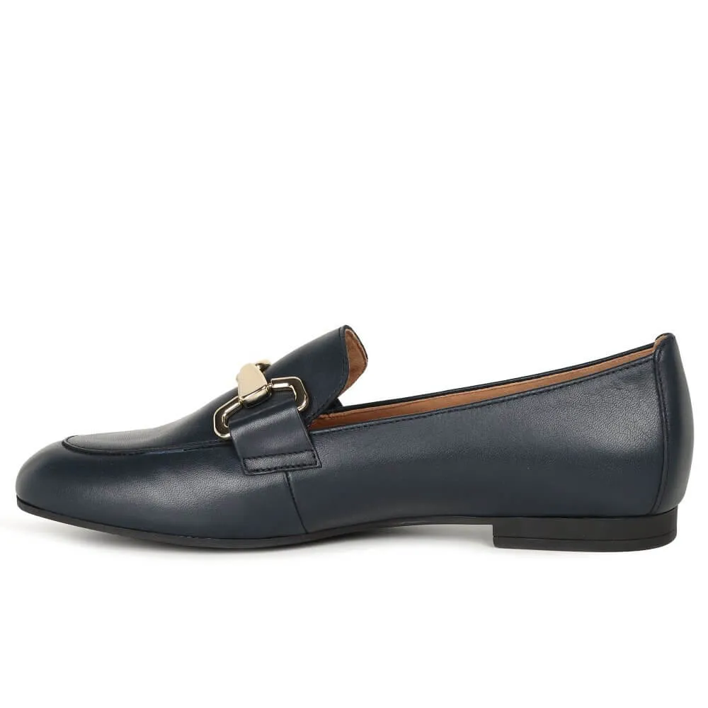 Gabor Jangle Leather Loafer 65.211-NAVY