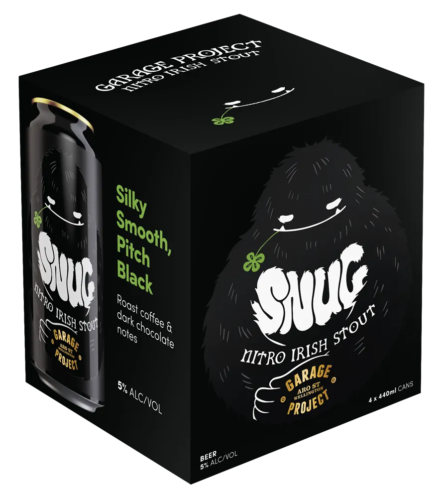 Garage Project 'Snug' Nitro Irish Stout 4x440mL