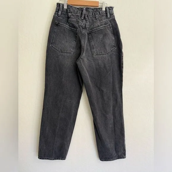 Good American GOOD HERITAGE Icon Straight Black size 4 27