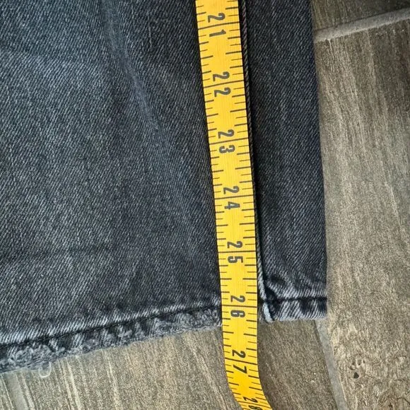 Good American GOOD HERITAGE Icon Straight Black size 4 27