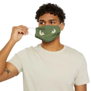 Green Orc Mouth Snug-Fit Fabric Face Mask