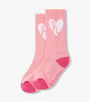 Hatley Girls Heart Crew Socks