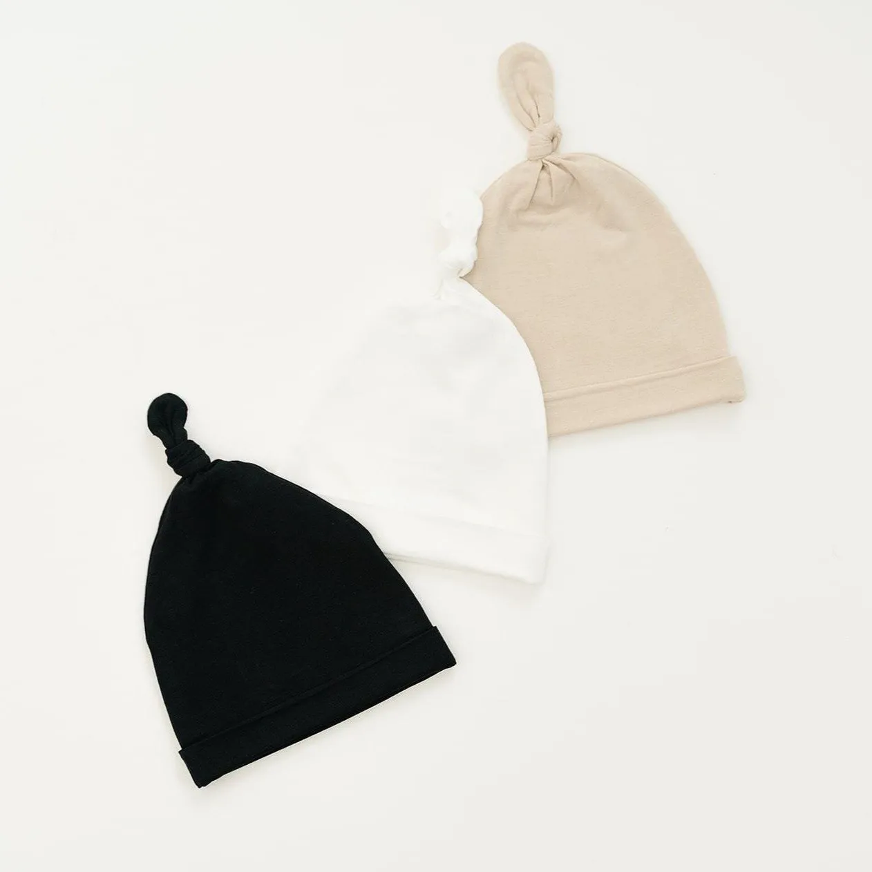 HUGBUG Bamboo Black Swaddle | Hat Set