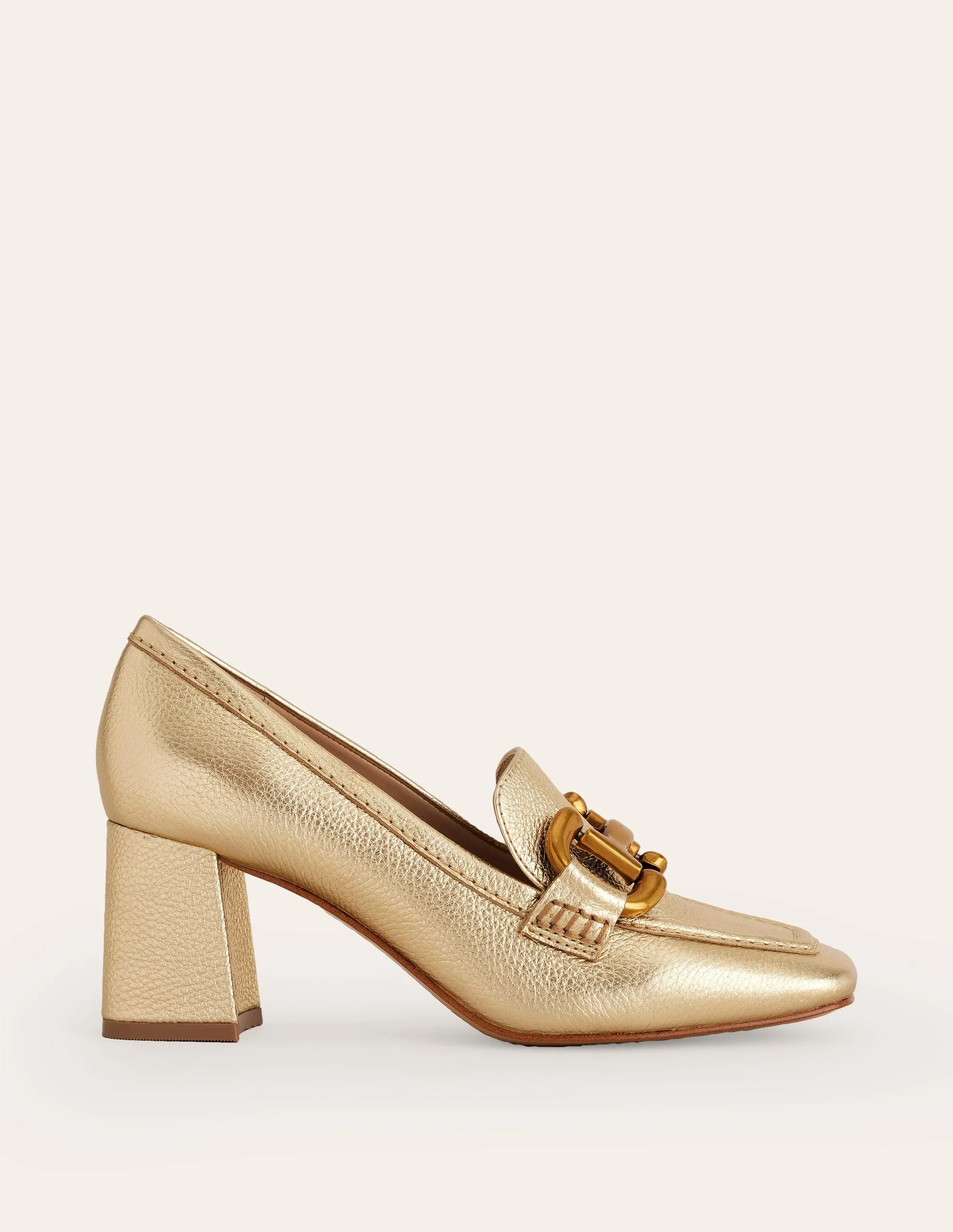 Iris Absatz-Loafer mit Trensendetail-Aquamarine Bunny