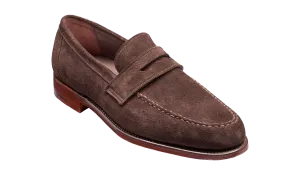 Jevington - Bitter Choc Suede Loafer