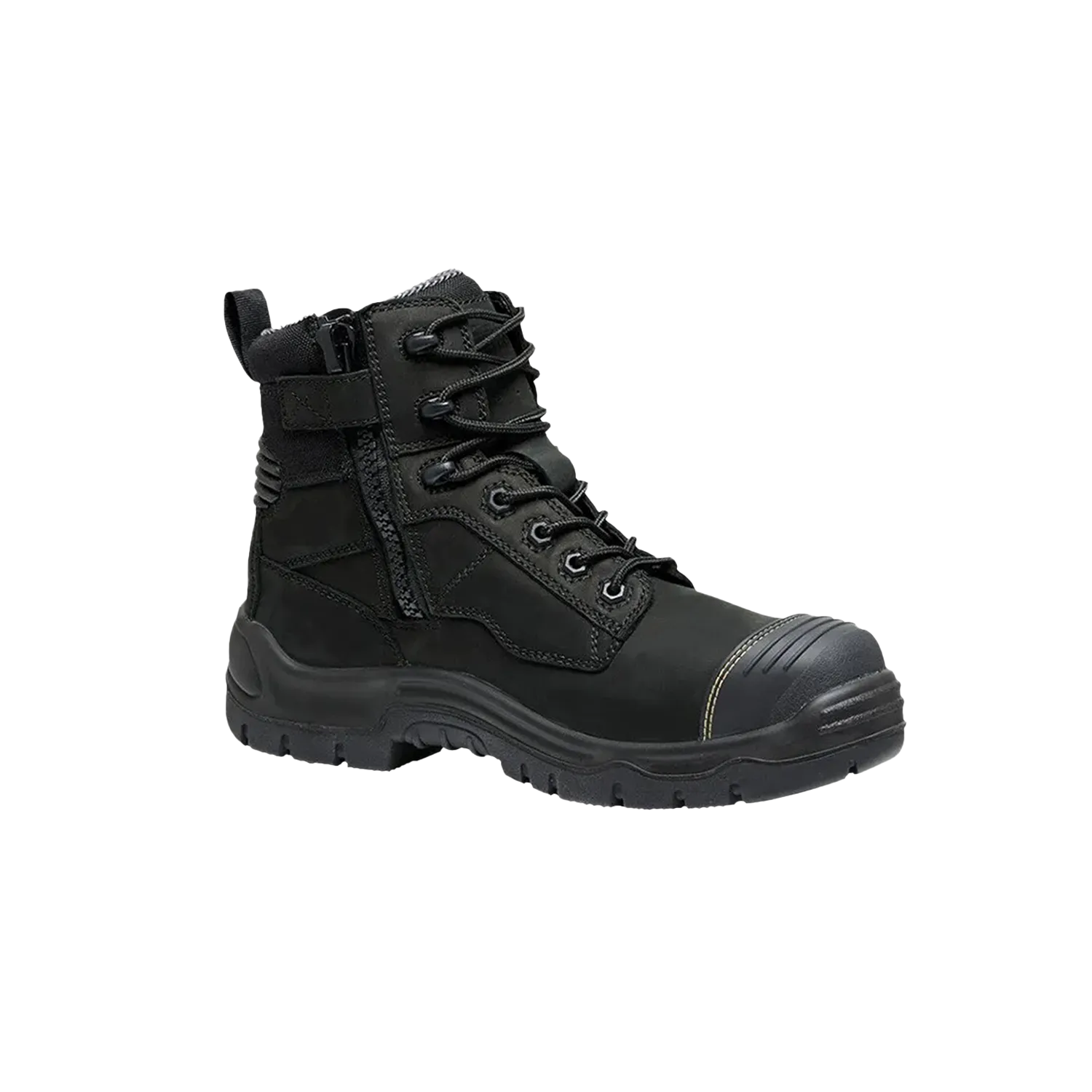 KingGee Men's Comfortmax 6 EH Zip Sided Boots - Black