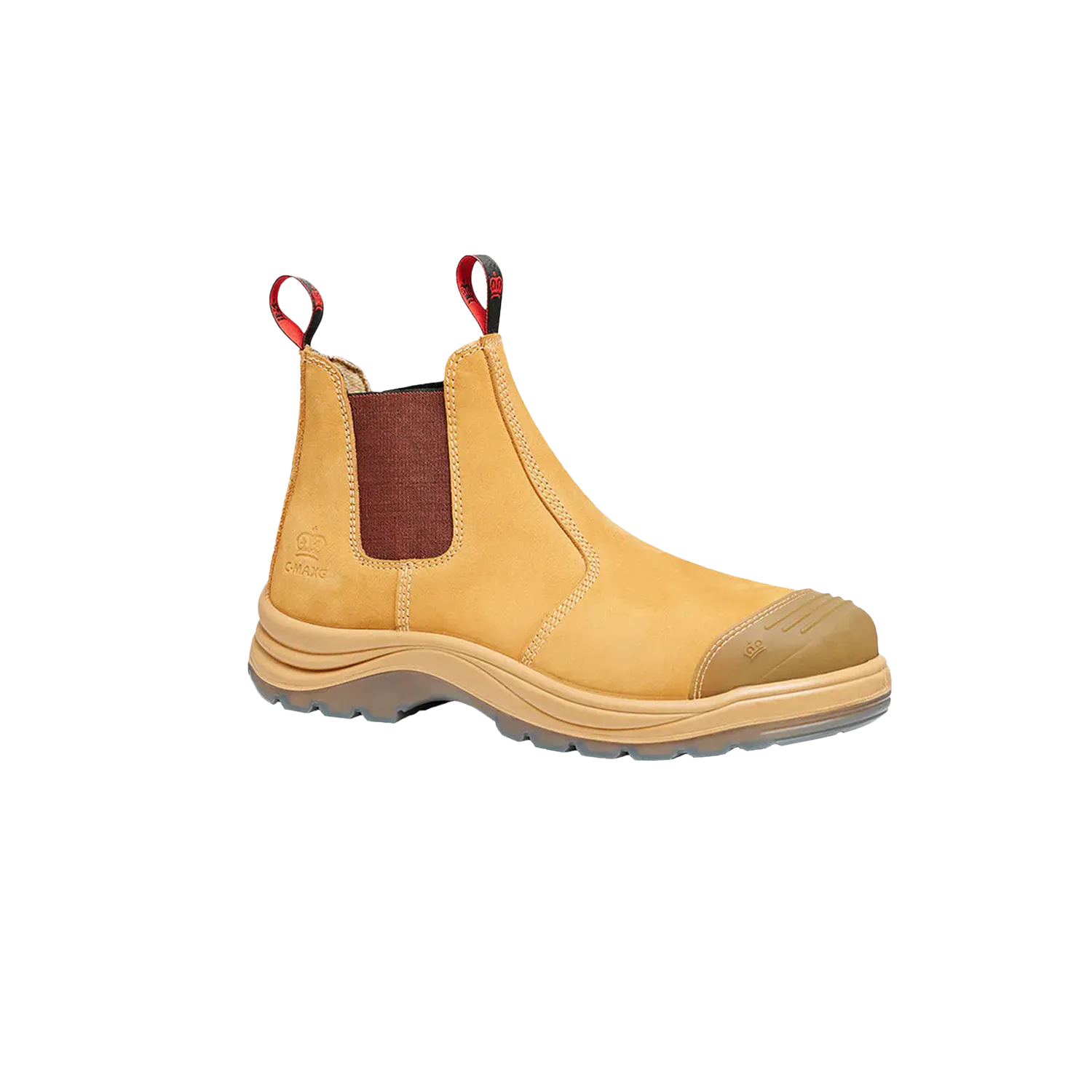 KingGee Men's Comfortmax Gusset Elastic Sided Boots - Wheat