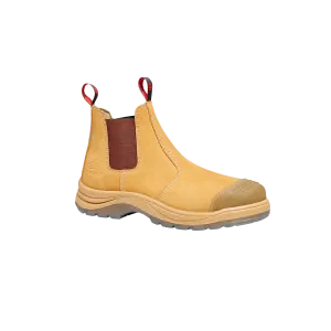 KingGee Men's Comfortmax Gusset Elastic Sided Boots - Wheat