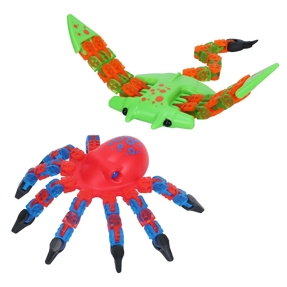 Klixx Creaturez 2 Pack - Manta Ray   Octopus