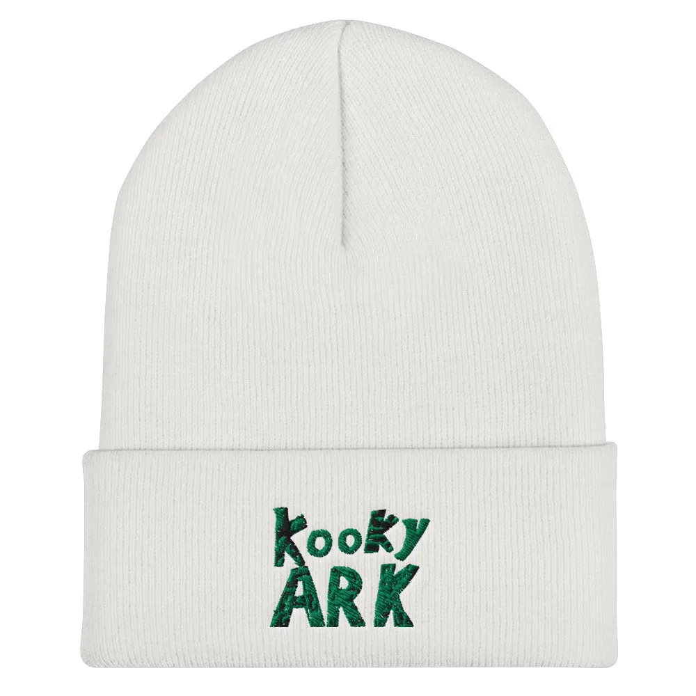 Kooky Ark Logo Embroidered Cuffed Beanie