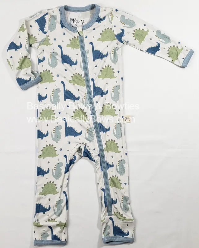Kozi & Co Blue Dino Coverall