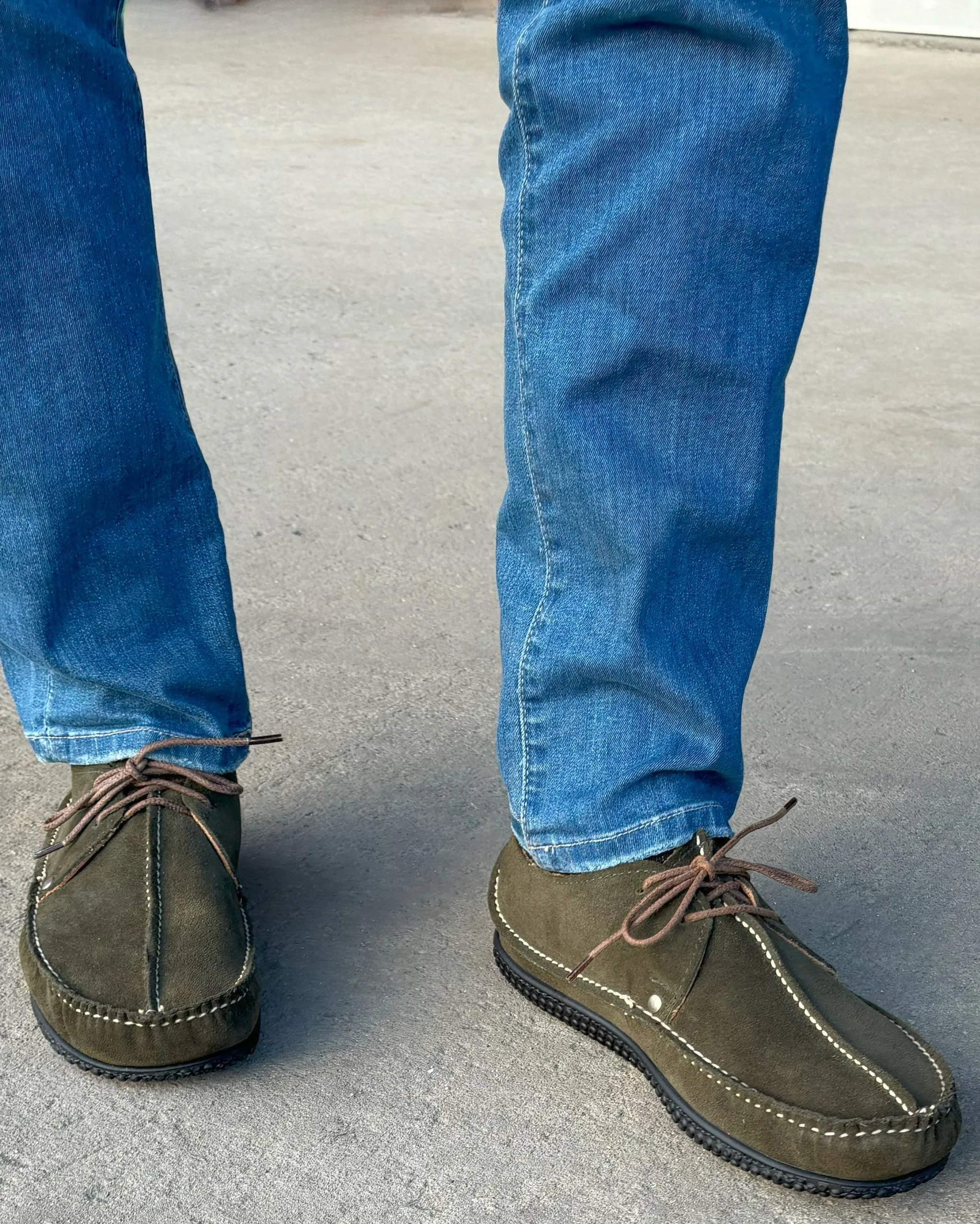 LE Meridian - EXERSOLE® by Quoddy "Barefoot": Forest Suede