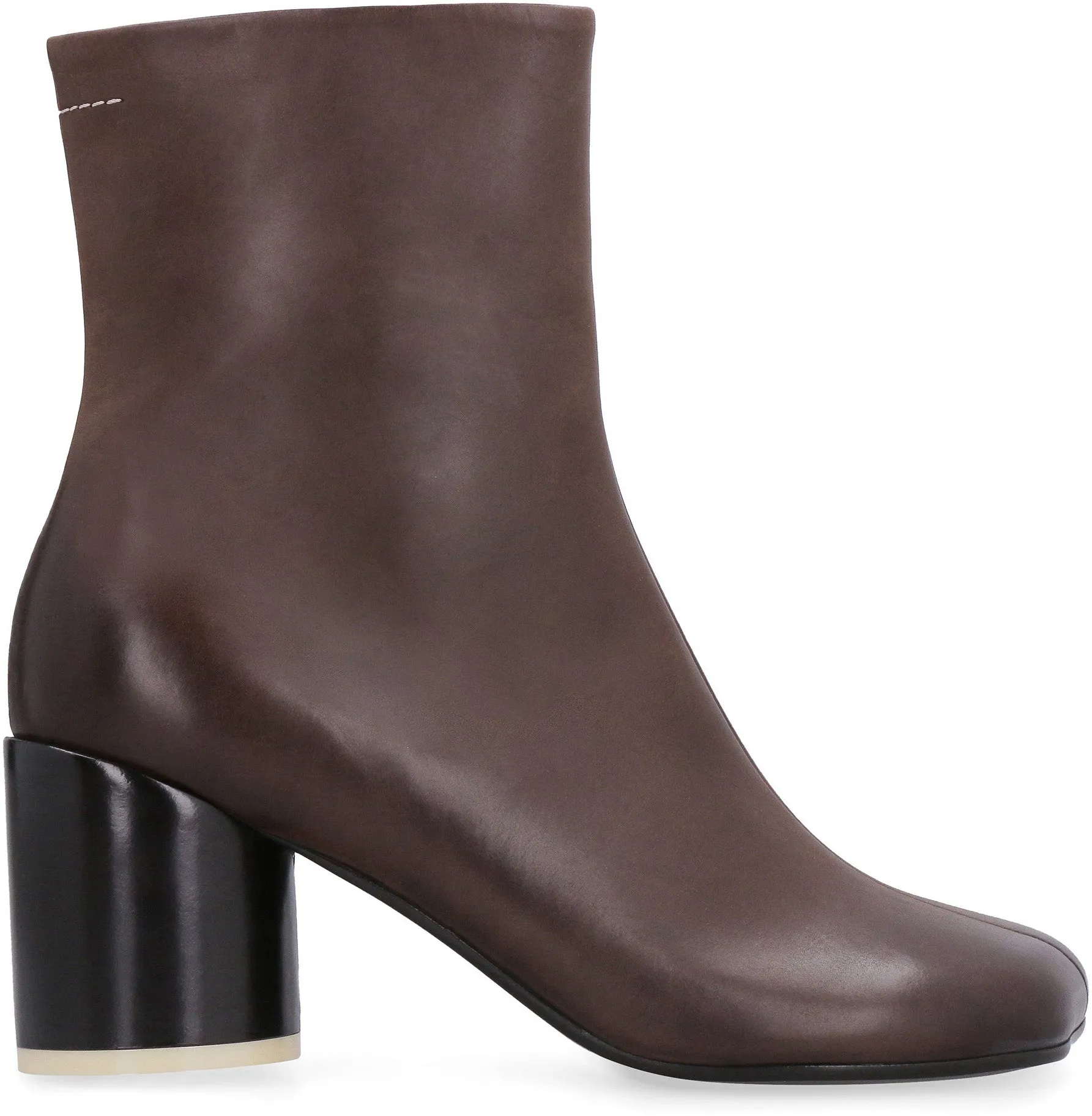 Leather ankle boots