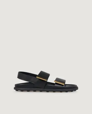 Lederen Sandalen - Zwart