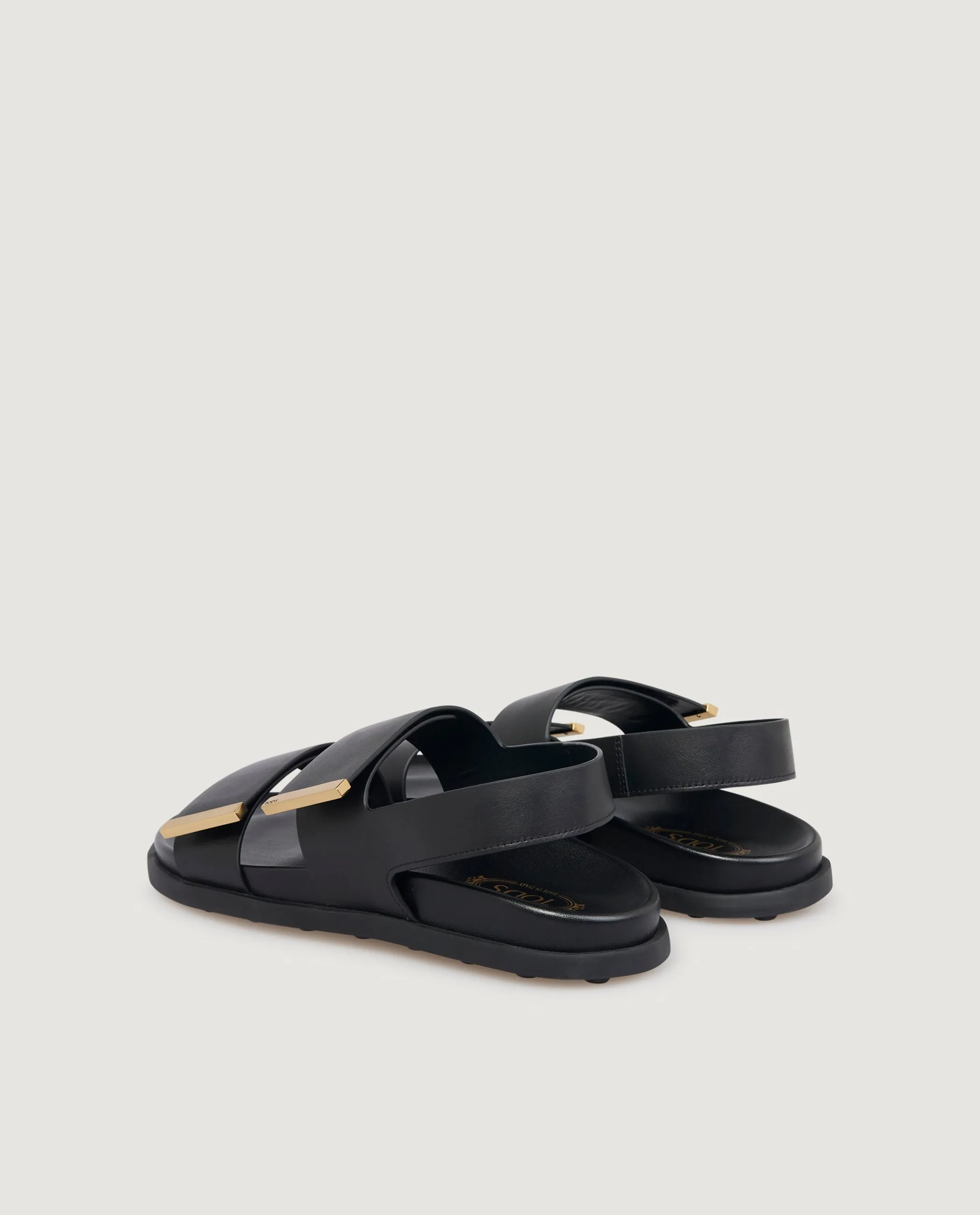 Lederen Sandalen - Zwart