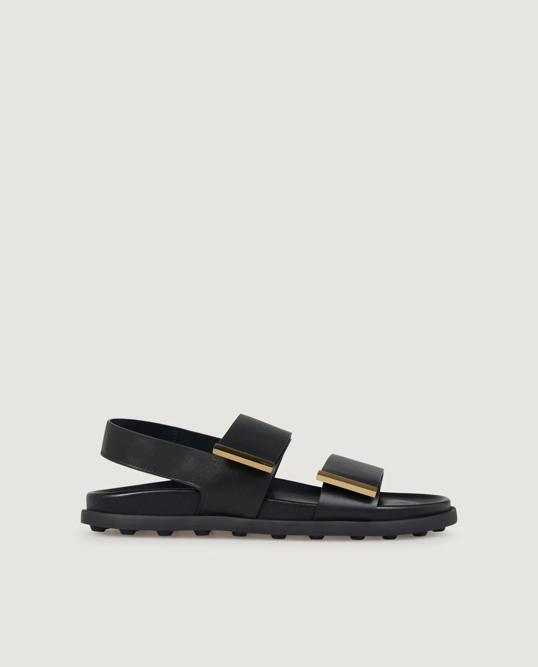 Lederen Sandalen - Zwart