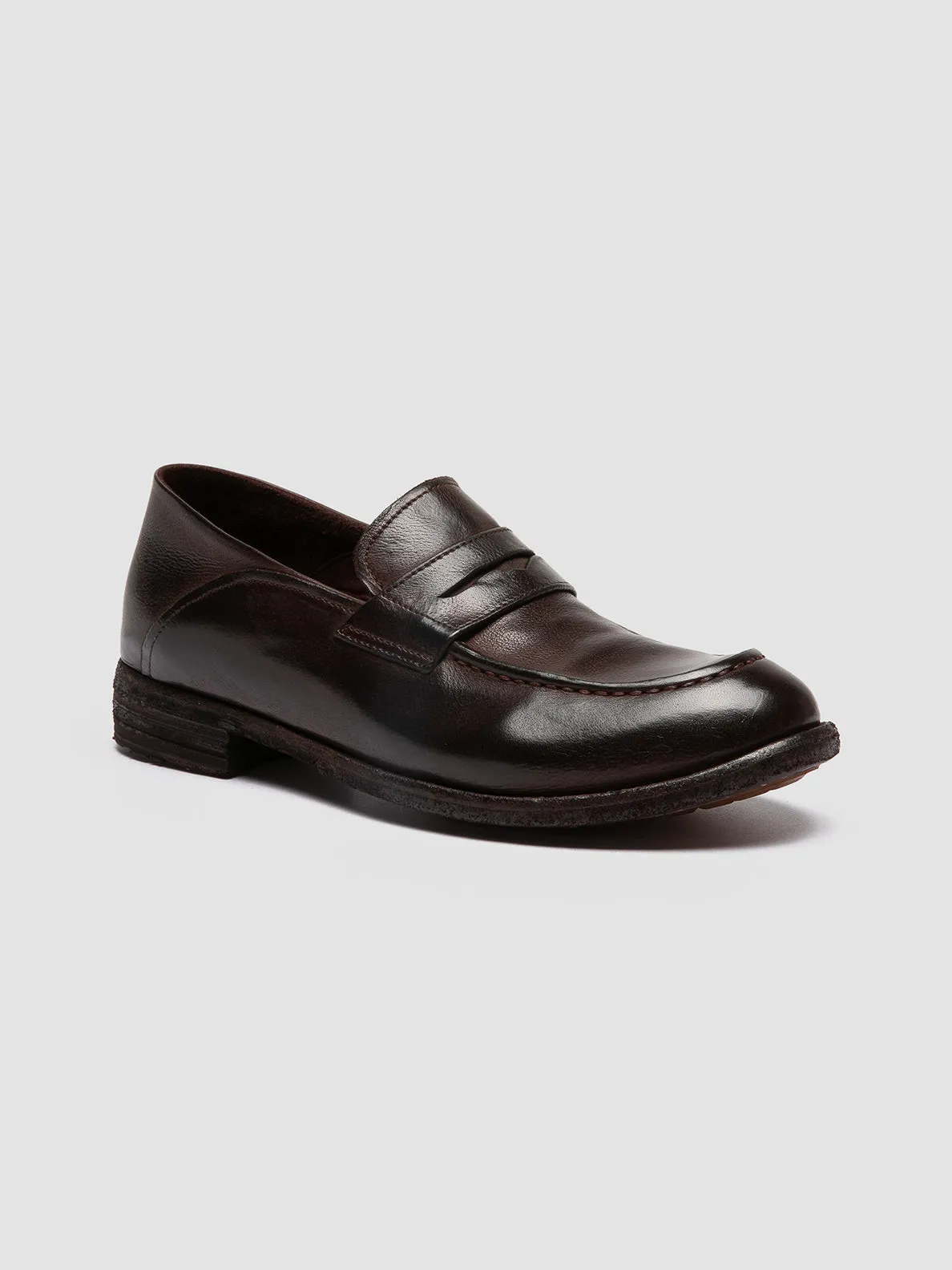 LEXIKON 140 - Brown Leather Penny Loafers