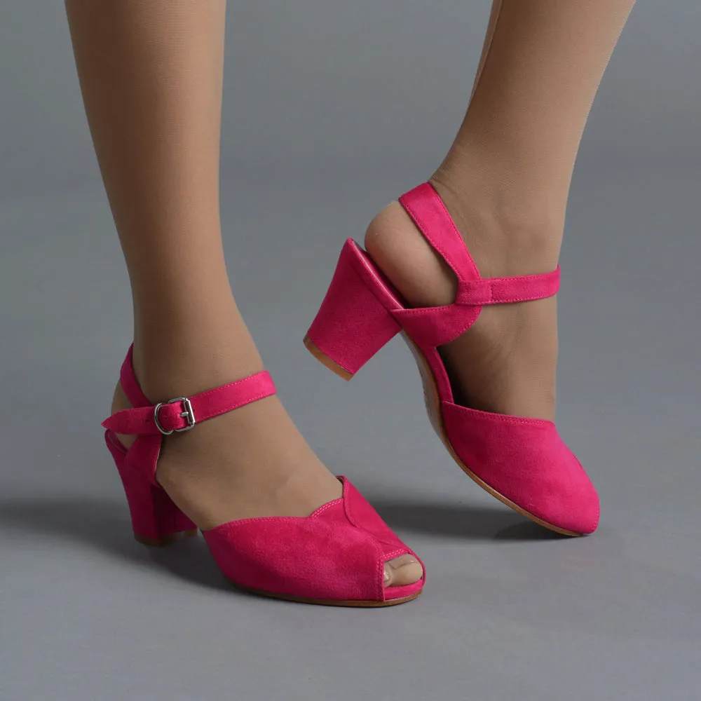 Lido Vintage Sandals (Hot Pink)
