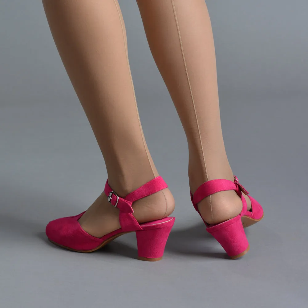 Lido Vintage Sandals (Hot Pink)