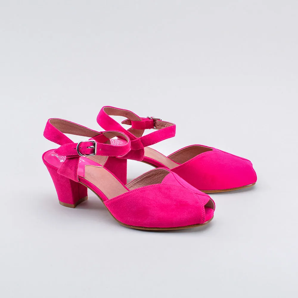 Lido Vintage Sandals (Hot Pink)
