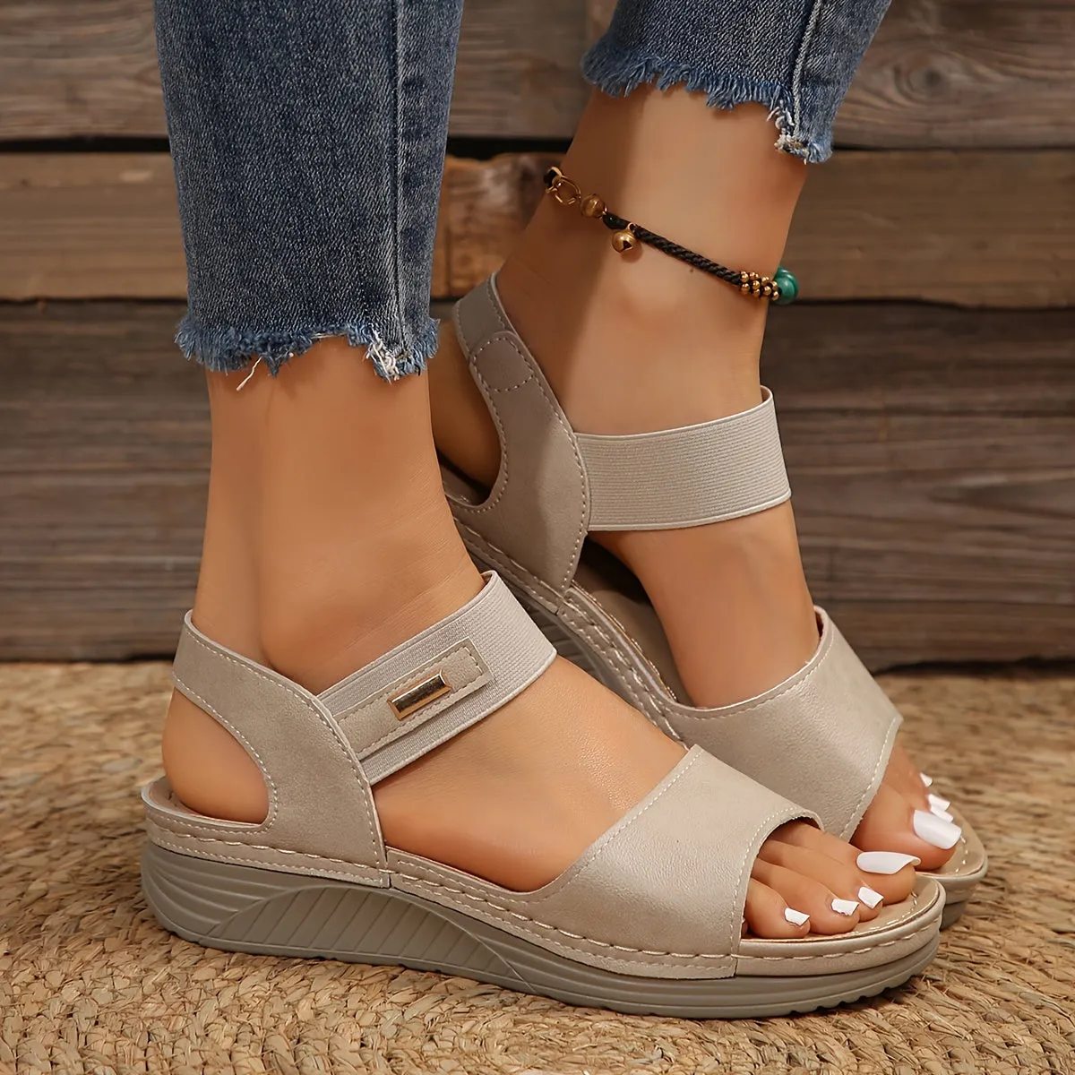 Lina™ | Casual Comfort Wedge Sandals