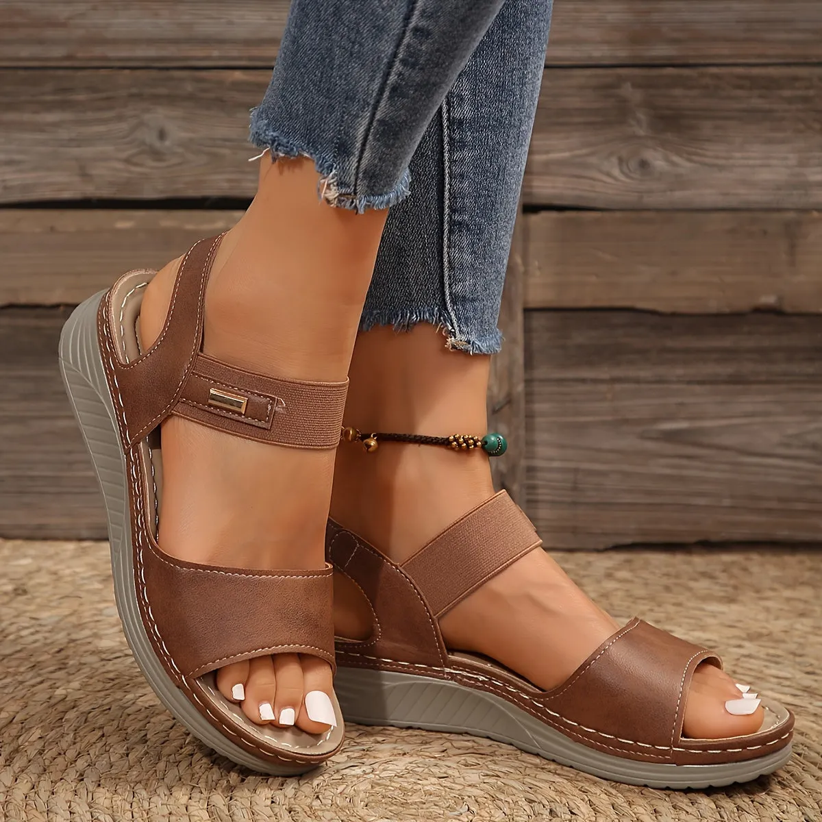 Lina™ | Casual Comfort Wedge Sandals