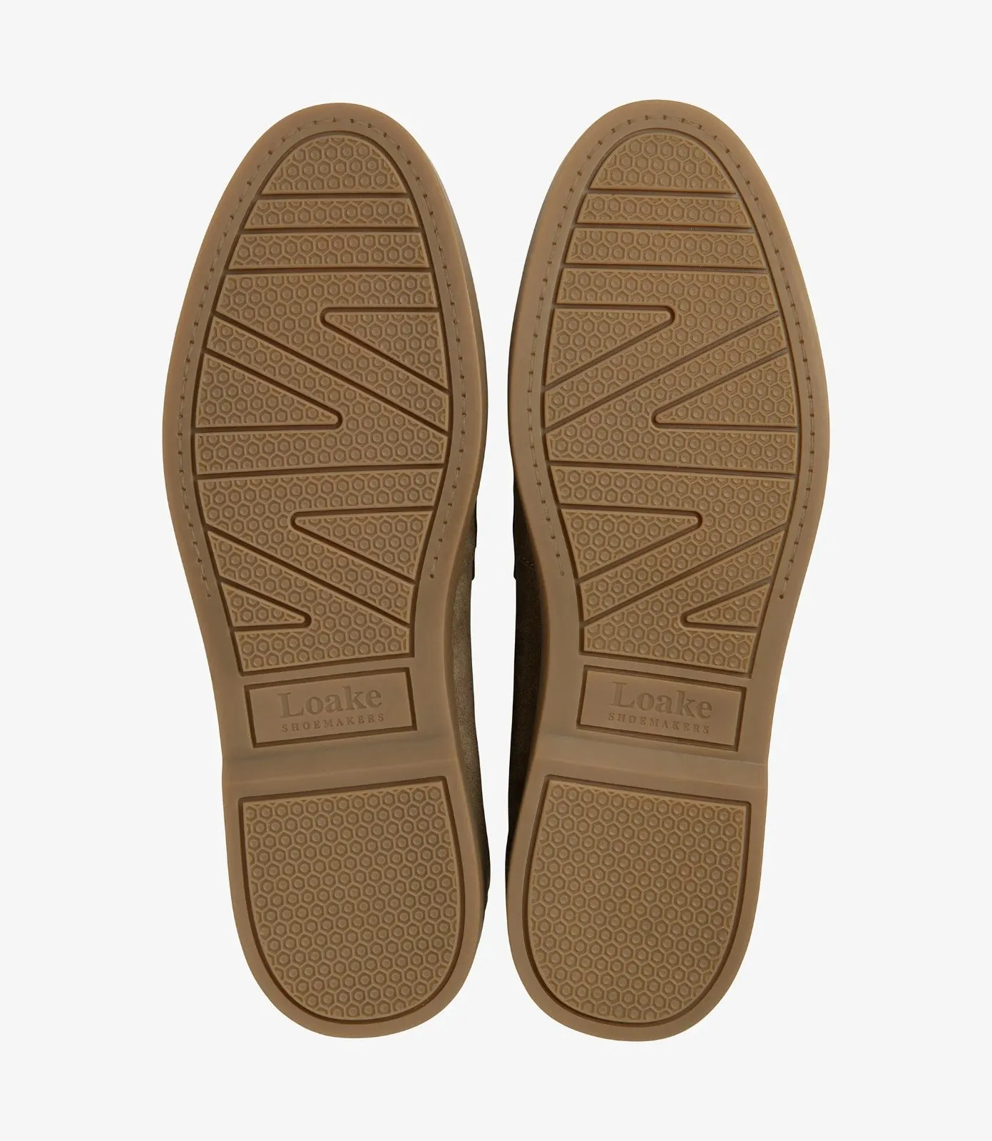 LOAKE Lucca Loafer Shoe - Navy Suede