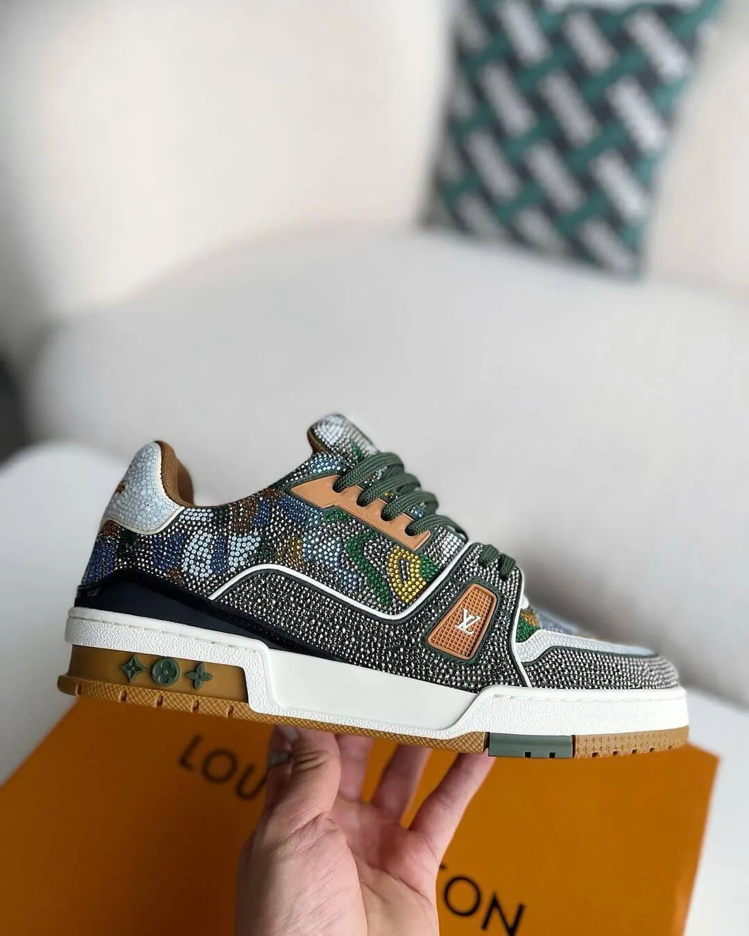 Louis Vuitton Custom Trainer sneakers