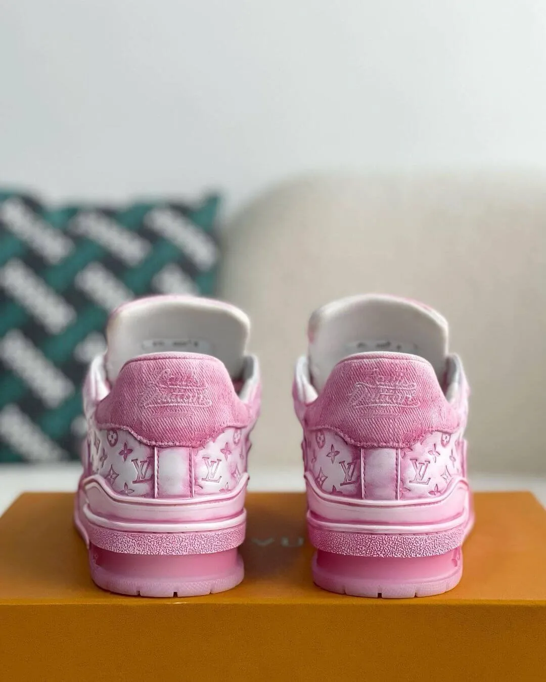 Louis Vuitton LV Pink Trainer Sneaker