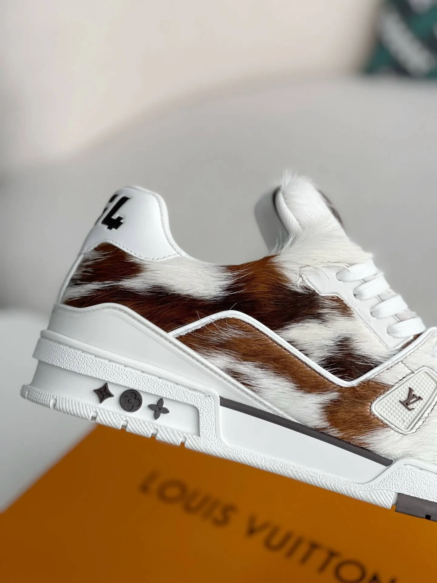 Louis Vuitton LV Trainer #54 Brown Pony Sneaker
