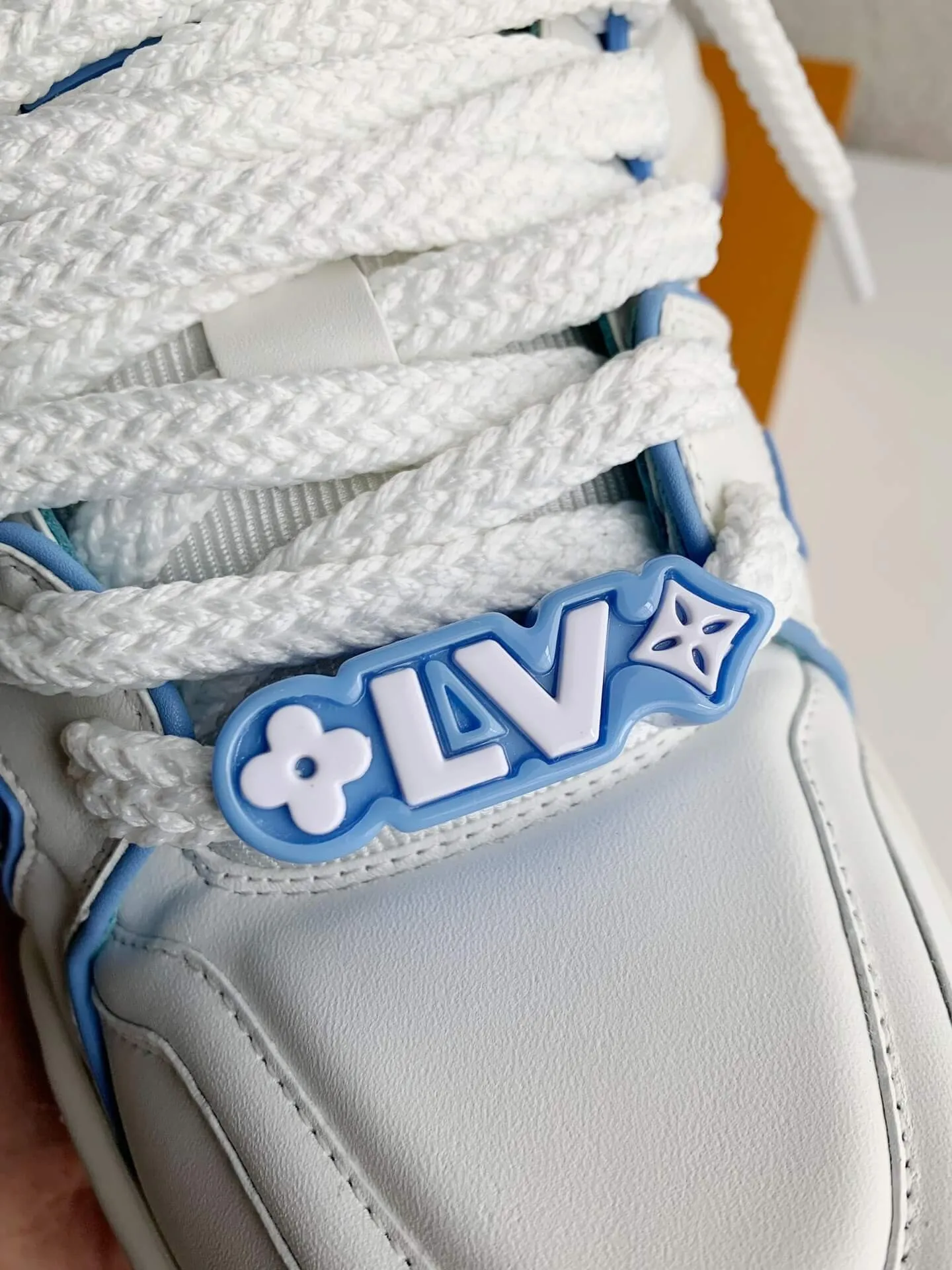 Louis Vuitton LV Trainer White Blue Maxi Sneaker
