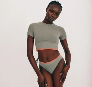 Luxe Touch Crop Tee