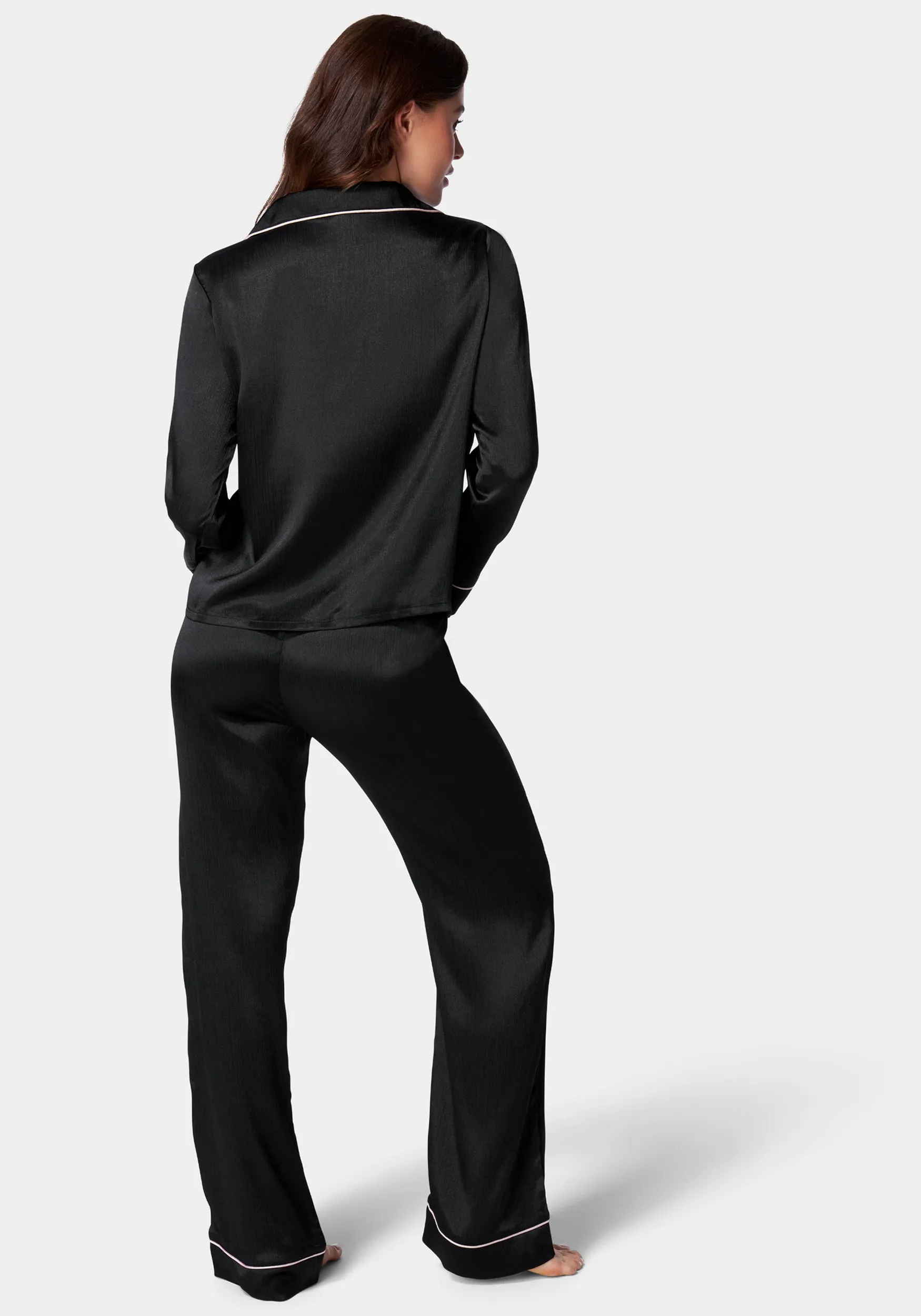 Luxury Textured Charmeuse Pajama Set