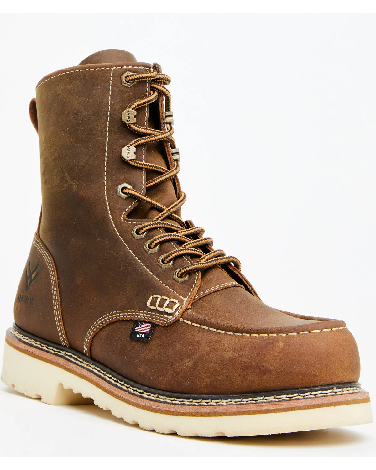 Men's 8" Made in the USA Redesigned Work Boots - Composite Toe