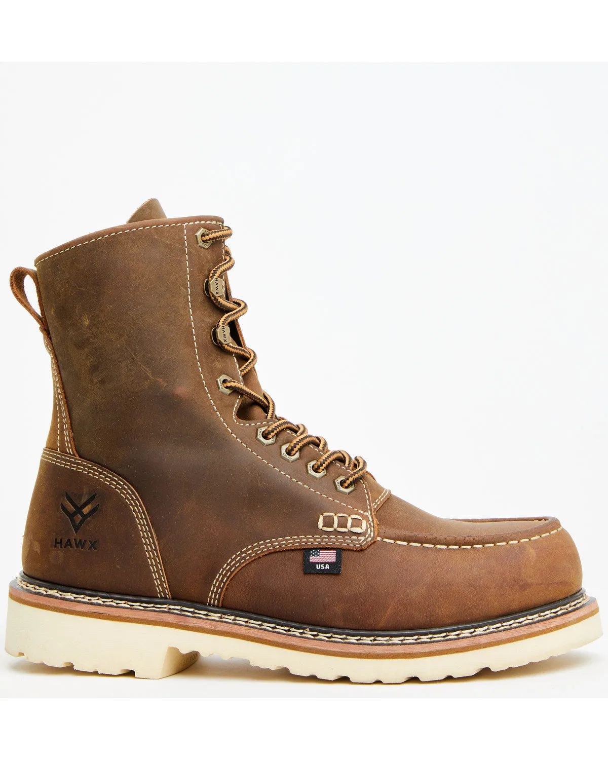 Men's 8" Made in the USA Redesigned Work Boots - Composite Toe