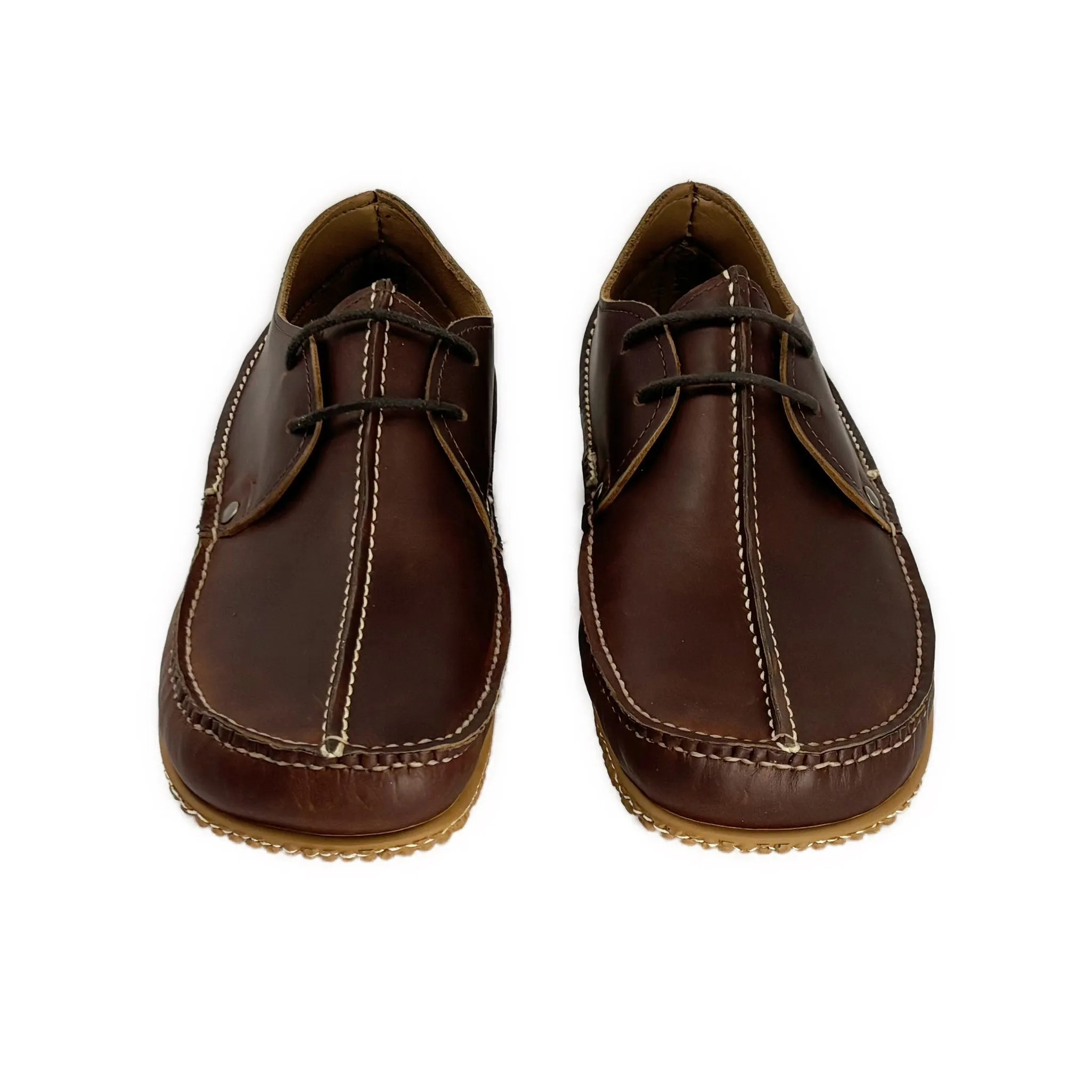 Men's Horween Meridian - EXERSOLE® by Quoddy "Barefoot": Brown Leather