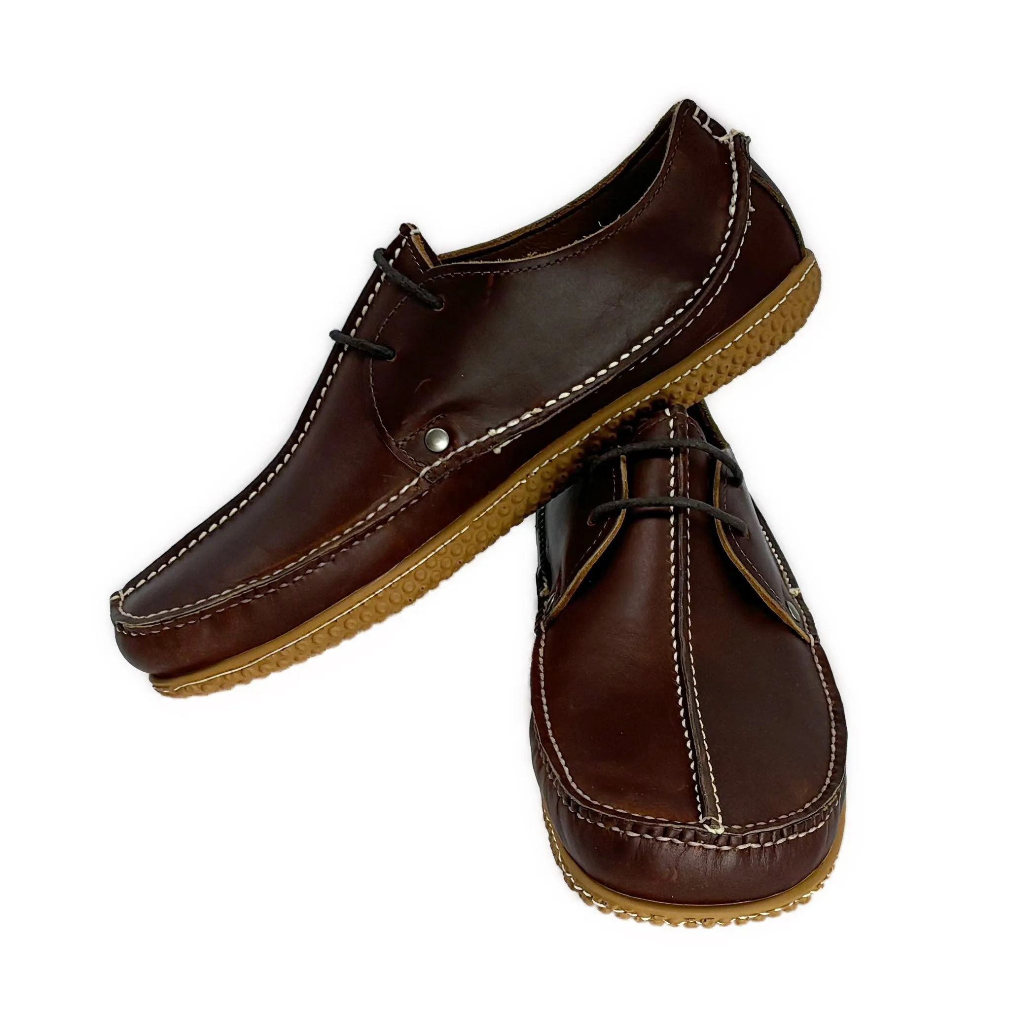 Men's Horween Meridian - EXERSOLE® by Quoddy "Barefoot": Brown Leather
