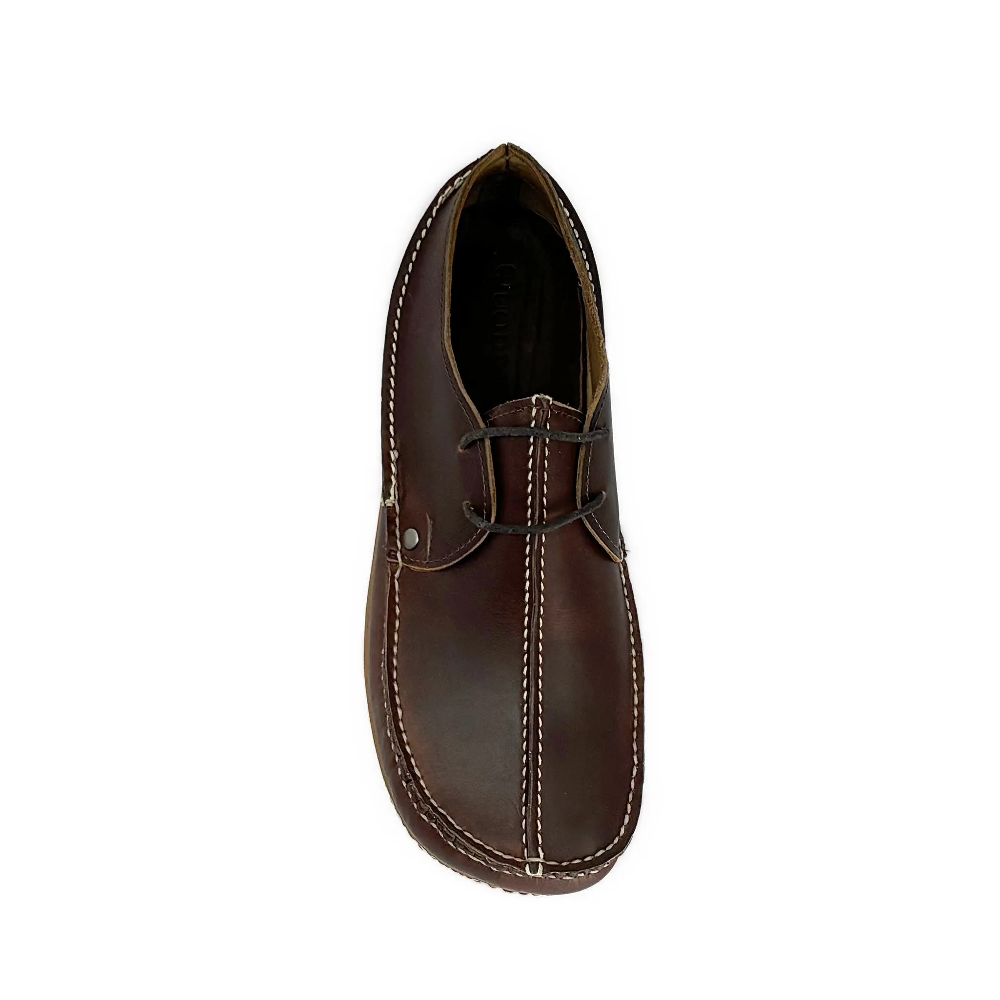 Men's Horween Meridian - EXERSOLE® by Quoddy "Barefoot": Brown Leather